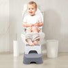 Asiento de entrenamiento para ir al baño con taburete