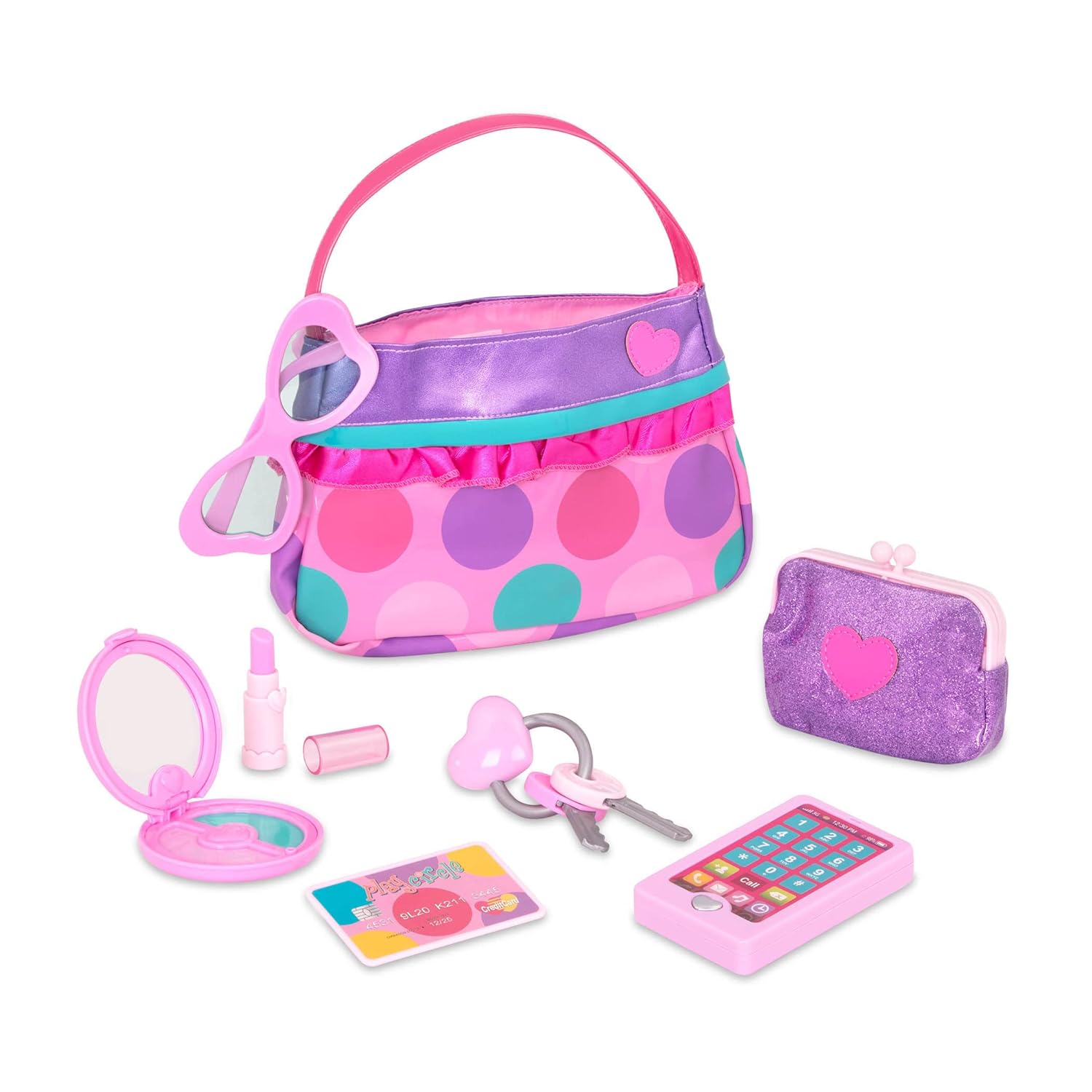 Battat- Juego de cartera de juguete para niños.