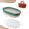 Organizador de cambiador para bebé con cambiador para tocador, moisés para recién nacidos, imcluye funda impermeable