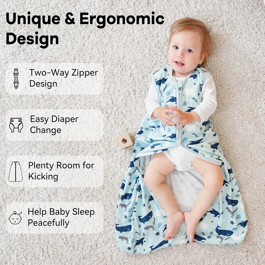 Saco de dormir Unnivoll para bebé de 6 a 12 meses 0.5 TOG