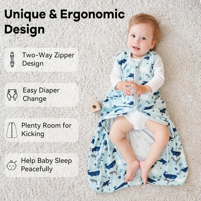 Saco de dormir Unnivoll para bebé de 6 a 12 meses 0.5 TOG