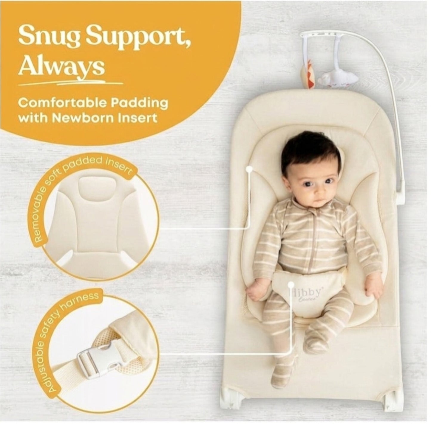 Hibby baby- Silla mecedora para bebés