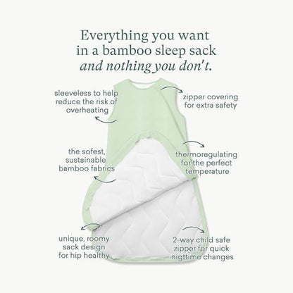 PurComfy Saco de dormir súper suave 0-3 meses, 1.0tog