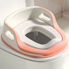 Asiento de entrenamiento para ir al baño, color rosado