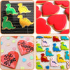28 cortadores de galletas sándwich para niños con asa