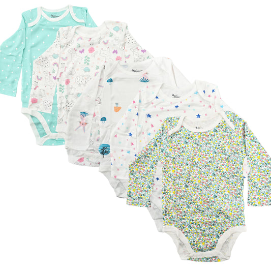 Minicoco- Mamelucos manga larga para bebé, 6/9 meses