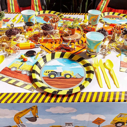 Juvale- Artículos de fiesta temática en construcción, 24 personas