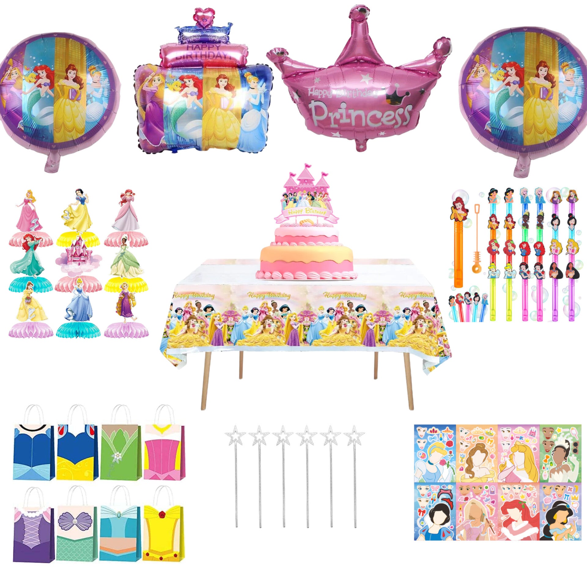 Paquete de fiesta de princesas