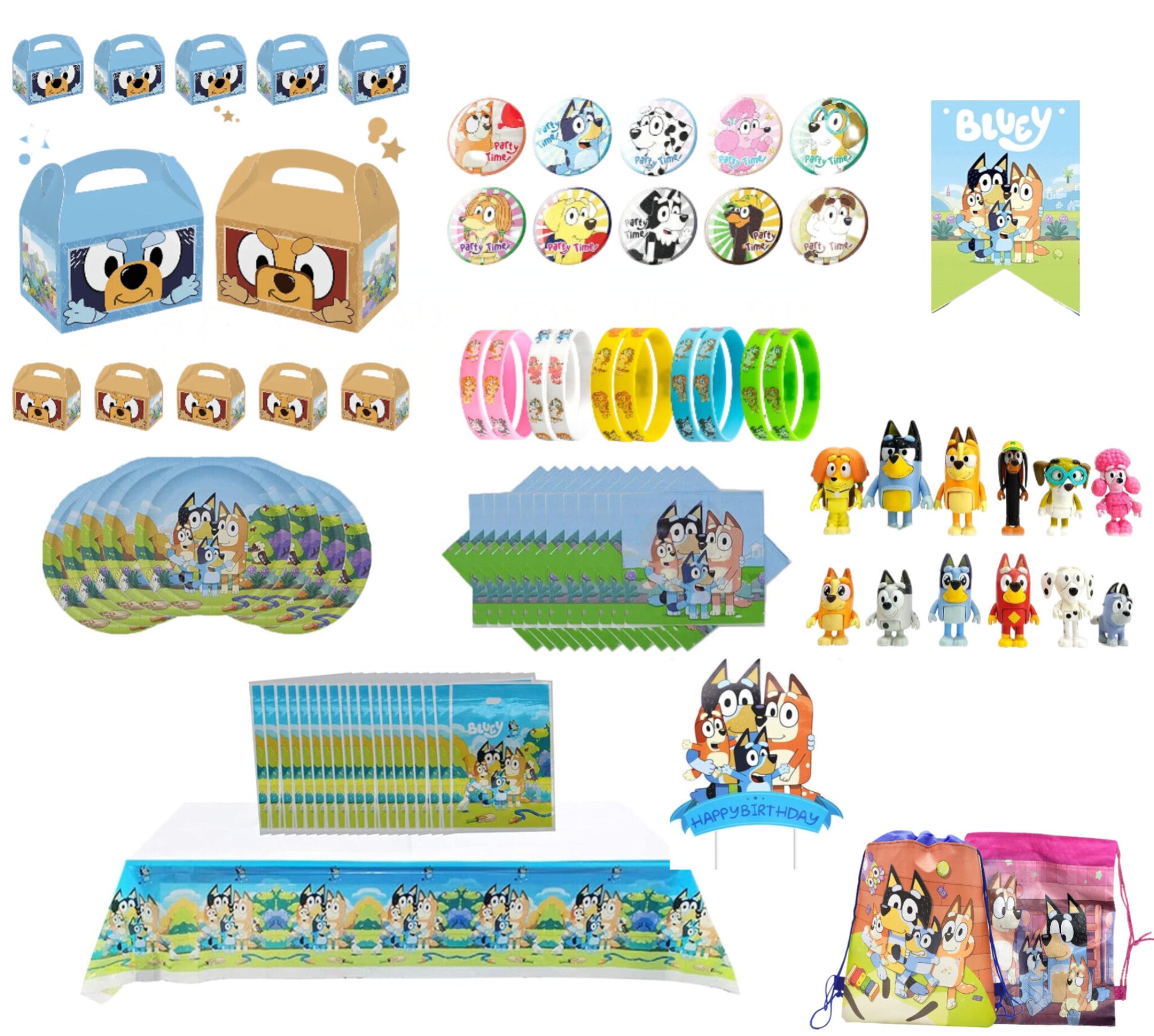 Paquete de fiesta de Bluey