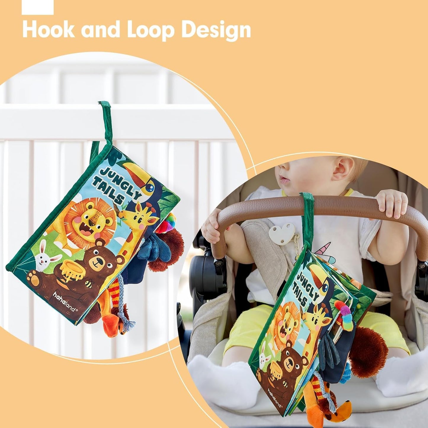 hahaland-Libro para bebés de 0 a 6 meses, Selva