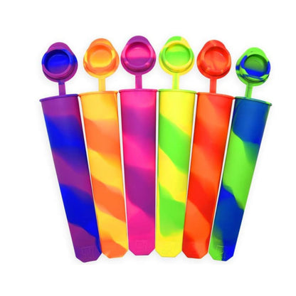 Bangp-Moldes de paletas para niños, 6 moldes de silicona sin BPA