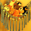 Hamaca Boho de macramé para peluches