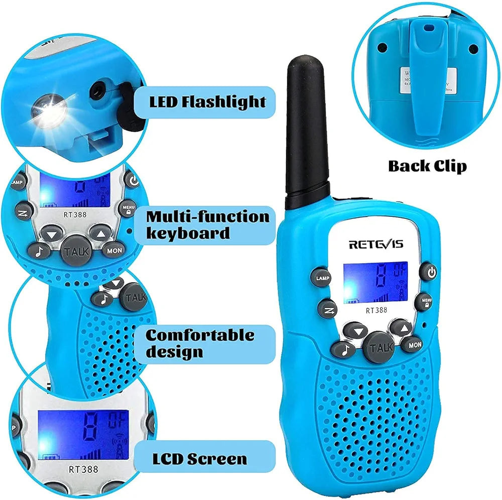 Retevis RT388 Walkie Talkies para niños