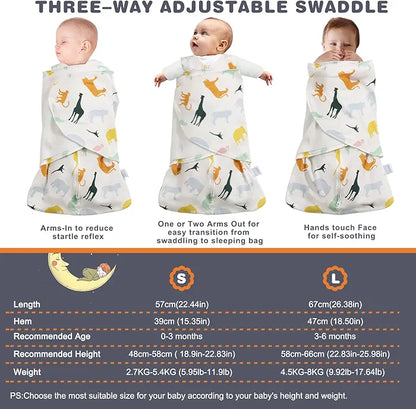 Manta para arrullo para bebé, 1.0 TOG, 3-6  meses