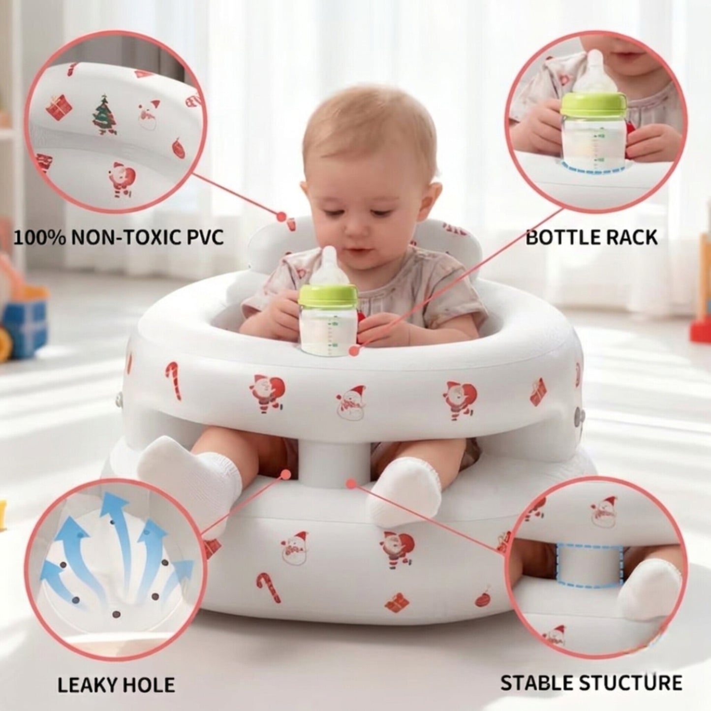 Asiento inflable para bebé