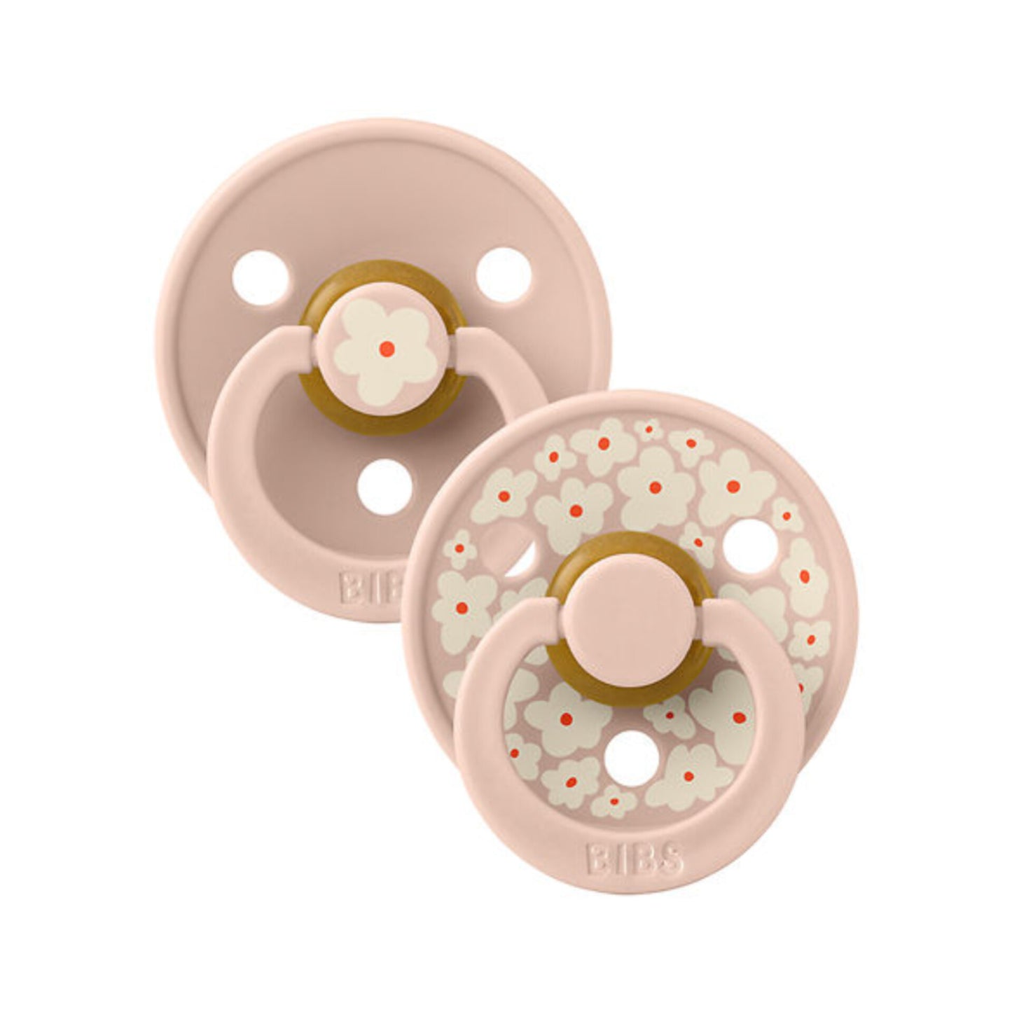 Bibs - Set de chupetes+ clip, 6m+