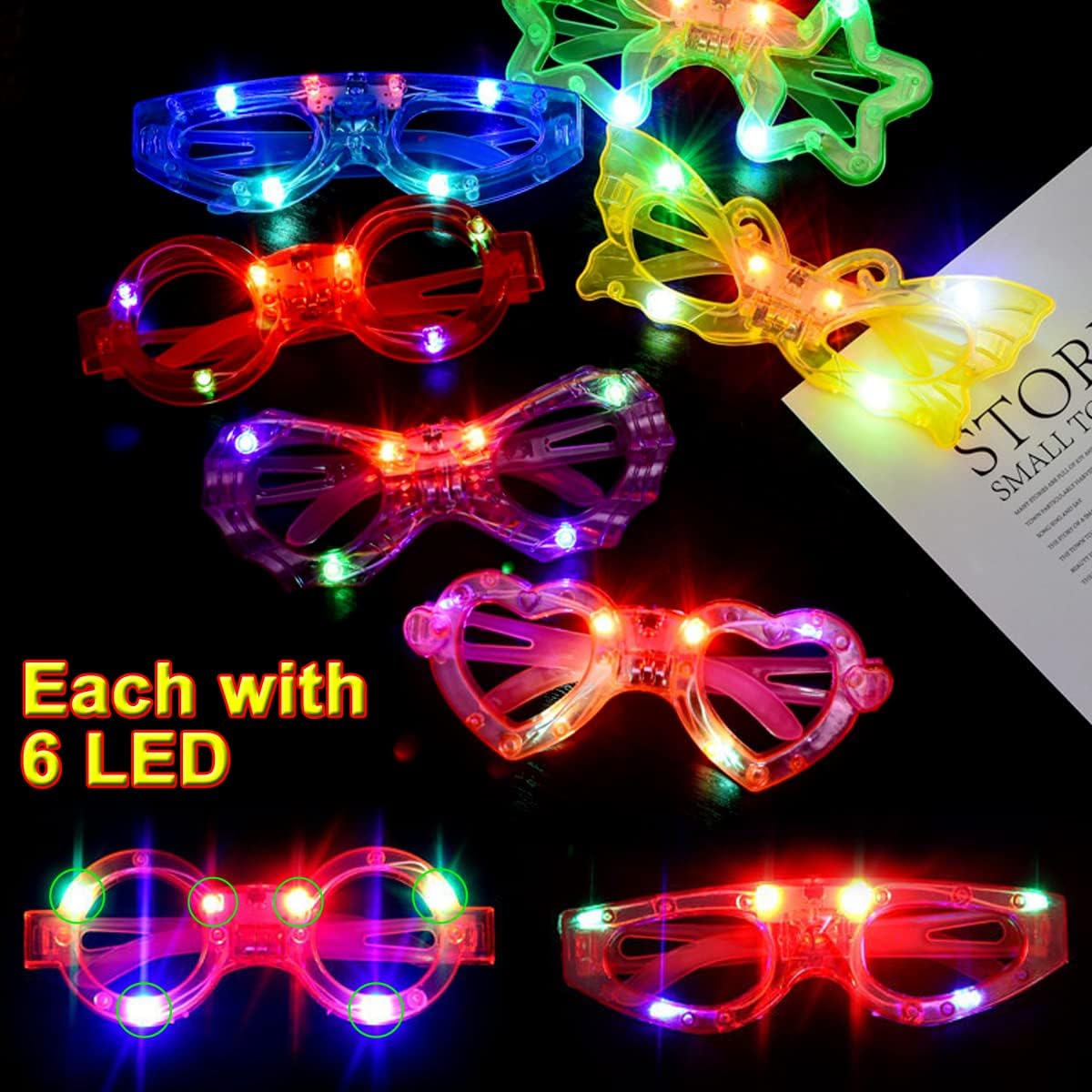 21 pcs lentes led