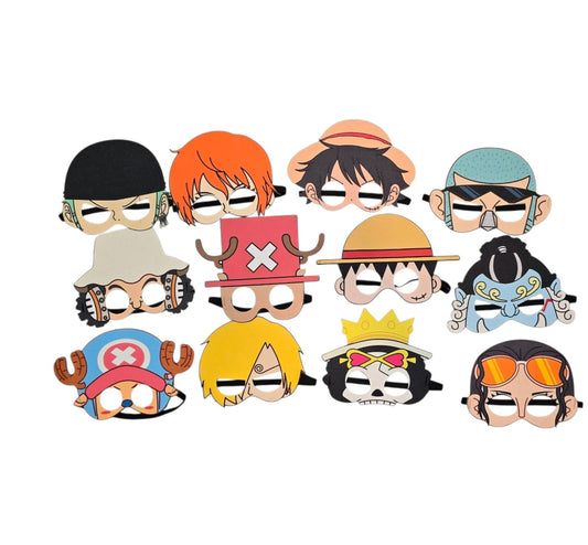 Máscaras de One piece, 12 uds