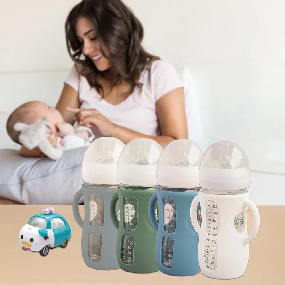 Paquete de 4 fundas de silicona para biberones Avent