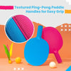 Juego de palas de ping-pong