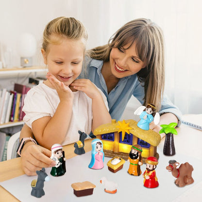 Set navideño para niños, 17pcs