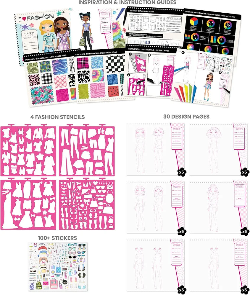 Fashion Angels I Love Fashion Sketch Portfolio