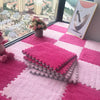 Alfombra De Piso De Rompecabezas De Felpa, 20 pcs de 30x30cm