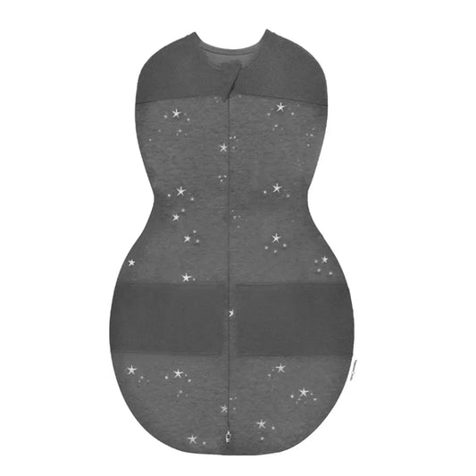 Happiest Baby Sleepea- Manta de arrullo para bebé, diseño estrellas de carbón, talla M