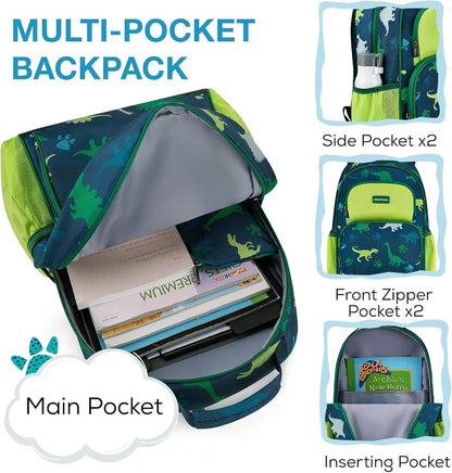 Mommore - Mochila para niños, dinosaurio