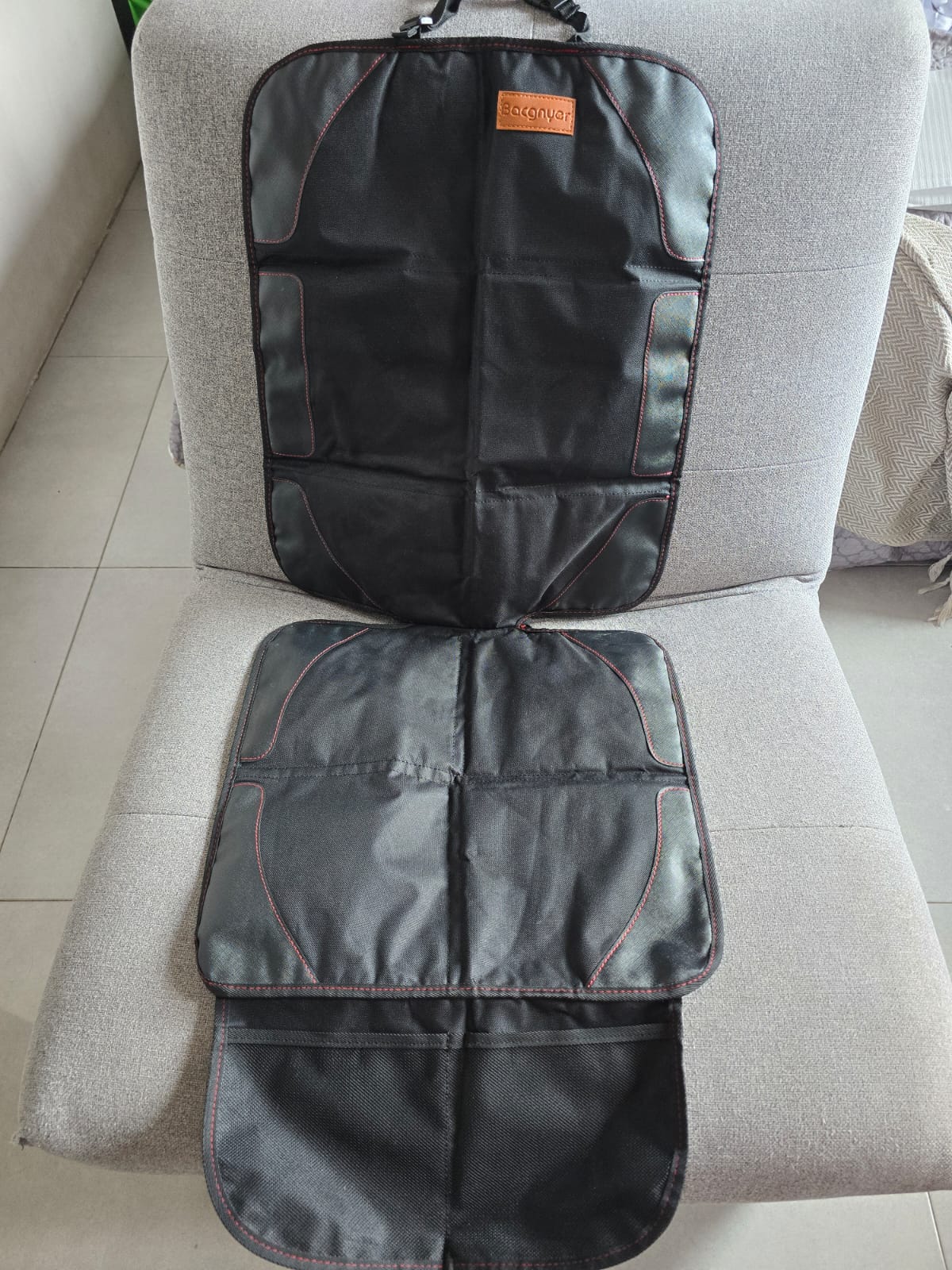 Bacgnyer Protector de asiento de automóvil, 1 ud