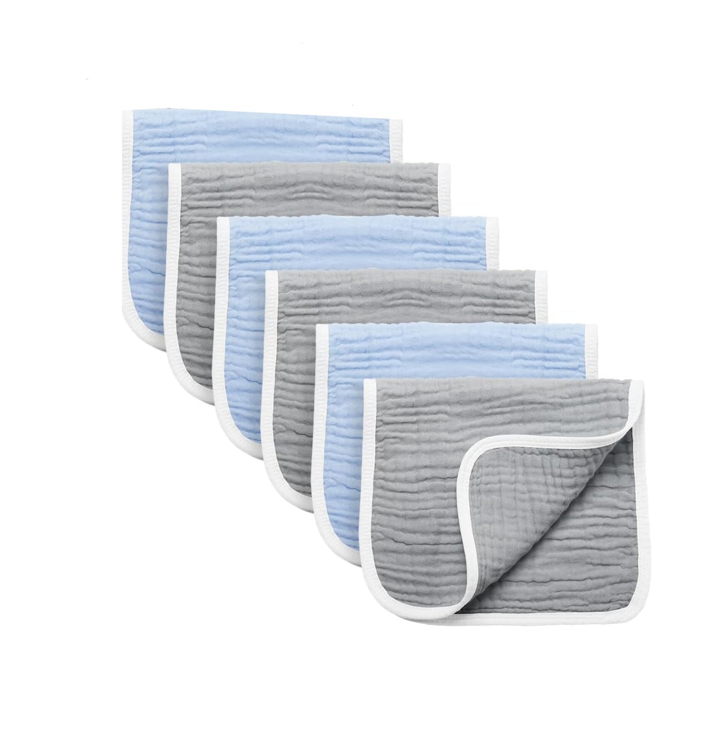 Set de paños de muselina para eructos, 6pcs