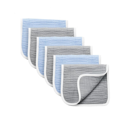 Set de paños de muselina para eructos, 6pcs