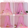 Unicorn Castle - Toldo de cama para niñas con temporizador remoto