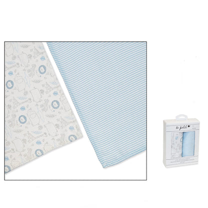 Le Petit- Mantas de muselina para bebés, 2pcs