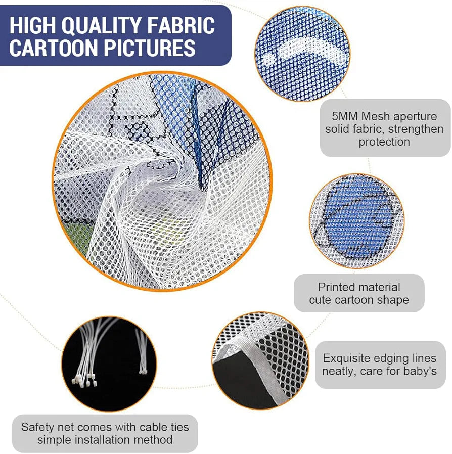 Red de seguridad para bebés, 118'' x 27''