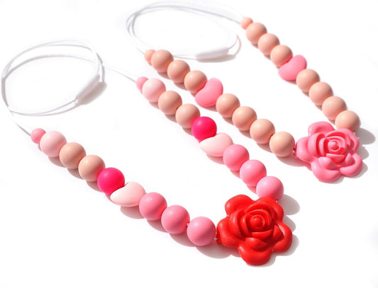 2 collares de lactancia materna – Collar sensorial de silicona