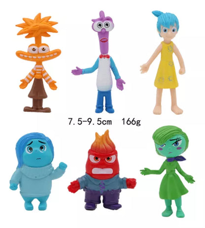 Figuras de Intensamente 2, 10pcs