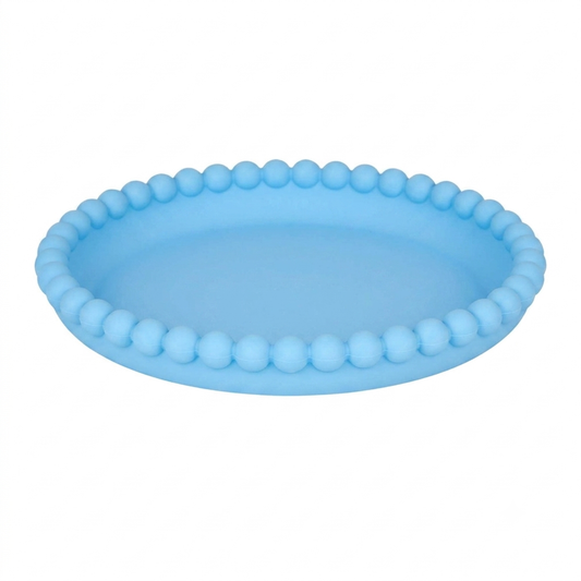 Plato de silicona para alimentación complementaria, libre de BPA.