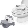 Asiento de entrenamiento para ir al baño con taburete