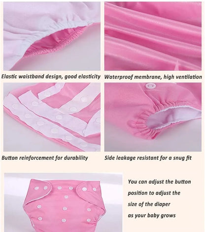 Pañales reutilizables (no incluye insertos) 3 uds