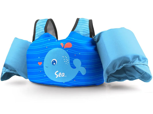 Chaleco de natación para niñas y niños, 30-50 libras