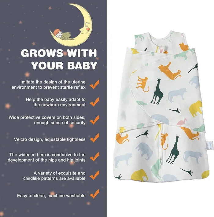 Manta para arrullo para bebé, 1.0 TOG, 3-6  meses