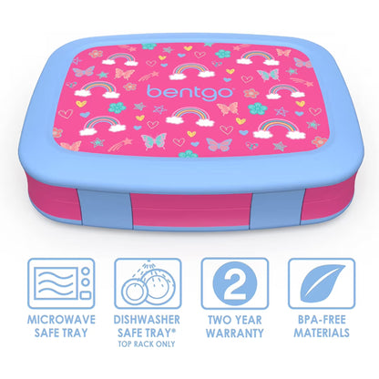 Bentgo Kids Prints - Lonchera infantil a prueba de fugas