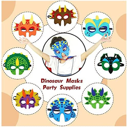 Naturezhen, Máscaras dinosaurios, 16 pcs