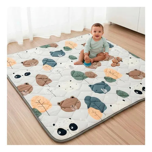 Day Troche- Mat de juegos de algodón para niños y bebés 127cmx127