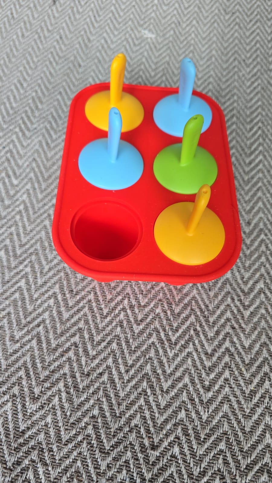 Molde de silicona para helados