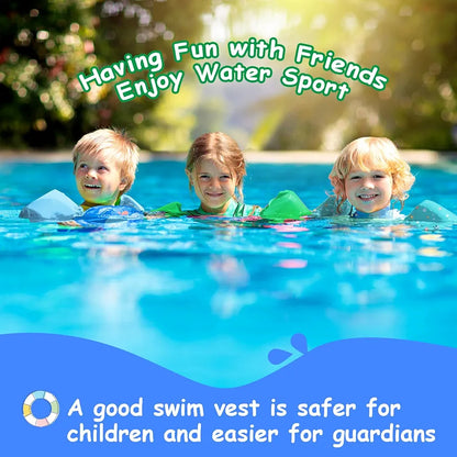 DINKVAZ- Chaleco salvavidas, 3-6 años (19-30kg)
