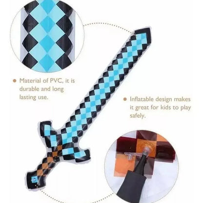12 espadas inflables de Minecraft