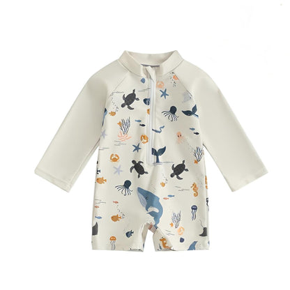 Traje de baño de una pieza para bebés, 3-6 meses