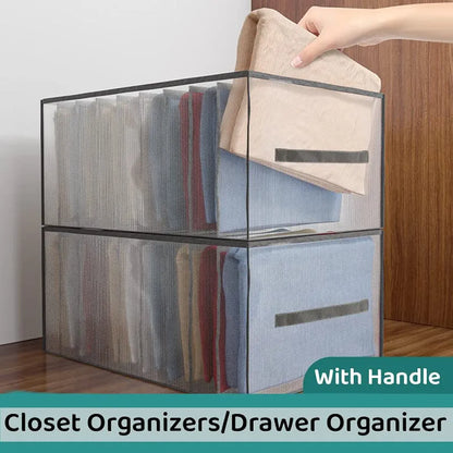 Organizadores de ropa para armarios y gavetas- 6pzs